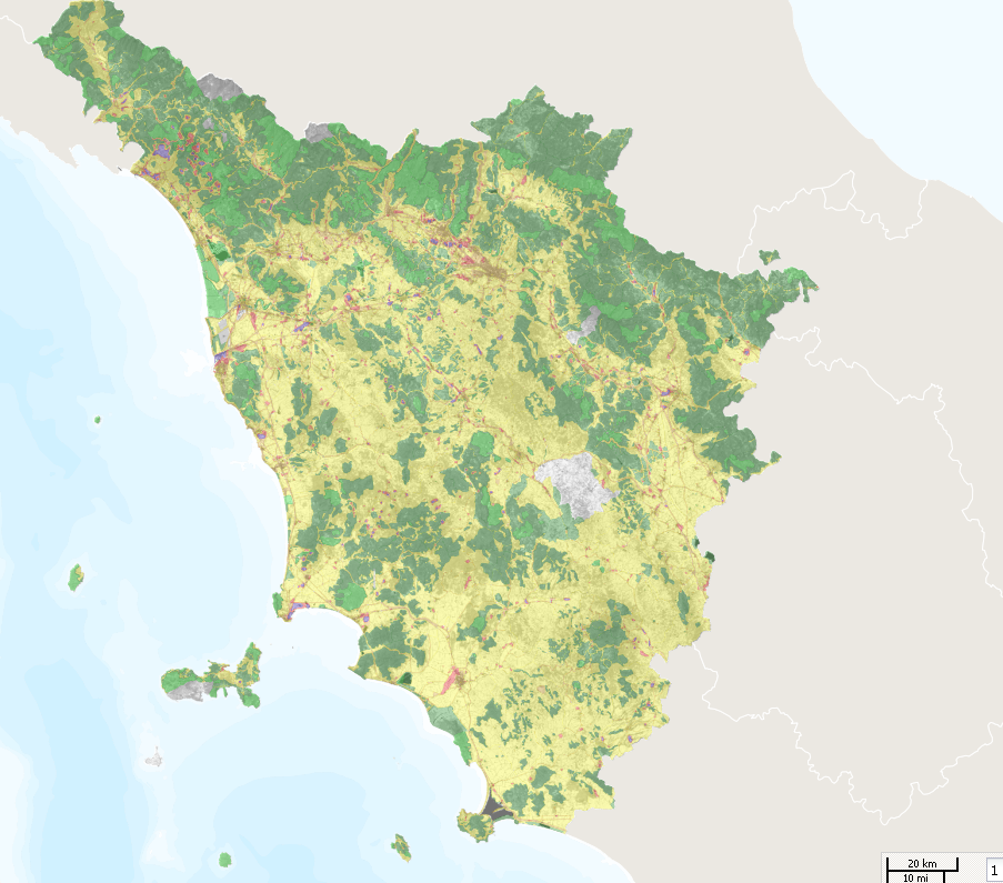 ortofoto regione toscana